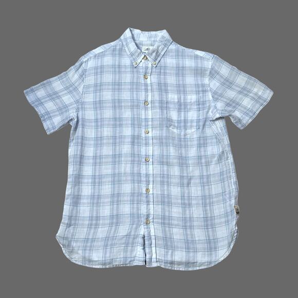 Surfside Supply Patterned Casual Button Up SS Shirt Size M EUC - Picture 1 of 5